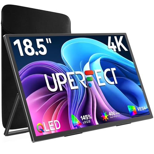 UPERFECT Portable Monitor 18.5 inch 4K QLED