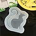 2 pcs/Set Small Cat Polymer Clay Silicone Mold,Crafting, Resin Epoxy, Jewelry Pendant Earrings Making, DIY Mobile Phone Decoration Tools,Semi-Transparent