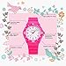 Kids Watches for Girls Ages 5-7 PU Band and 50M Waterproof Watch Childrens Analog Wrist Watch with Gift Box for Girls Boys