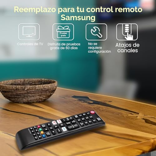 Remote-for-Samsung-Smart-TV, BN59-01315B Remote-to-Distance-Universal-for-Samsung-Television (Pack of 2)
