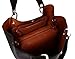 Obosoyo Women's Waterproof Handbags ladies Synthetic Leather Tote Shoulder Bags Fashion Travelling Mommy Soft Hot Brown