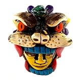 Aztec Death Whistle - Aztec Jaguar Olmeca Head