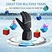 Men Women Heated Gloves Rechargeable Electric Battery Heat Gloves Kit