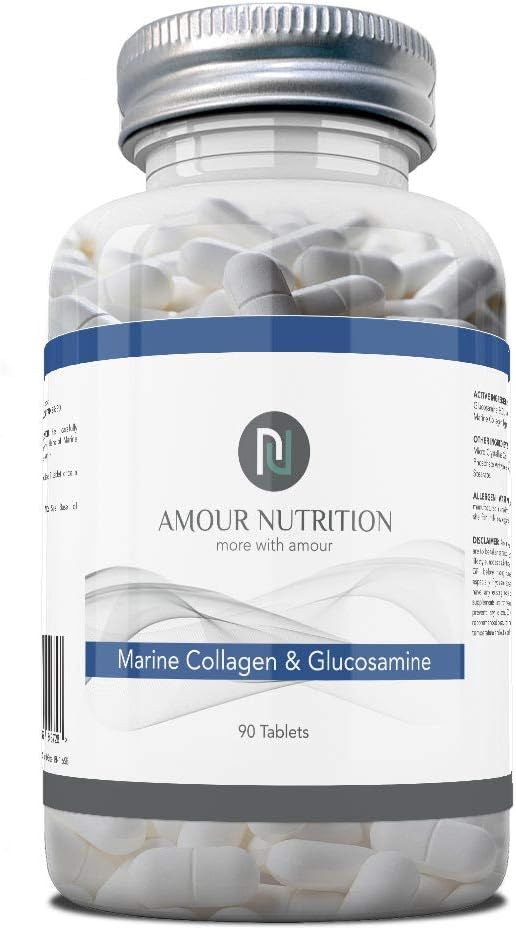 Marine Collagen & Glucosamine High Strength, High Potency Formula, 90