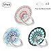Phone Ring Holder, 3 Pack Universal 360 Rotation Smartphone Finger Ring Grip Kickstand with 3 Car Mount Hooks for Smartphones and Tablets - Mandala