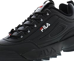 Fila Girls Disruptor II Faux Leather Dad Sneakers
