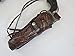 Western Gun Holster - Brown - Right Handed - Size 6