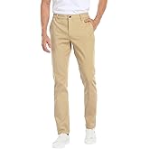 LRD Mens Stretch Golf Pants – Lightweight Performance Slim Fit Golf Pant for Men