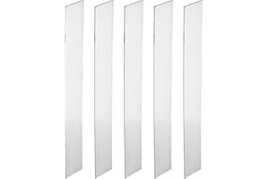 PATIKIL 15N20 Steel Flat Bar, 5 Pcs 12" x 1 1/2" x 1/16" Knife Making Steel Iron Stock for Forging Blade Knife Sword Chopper