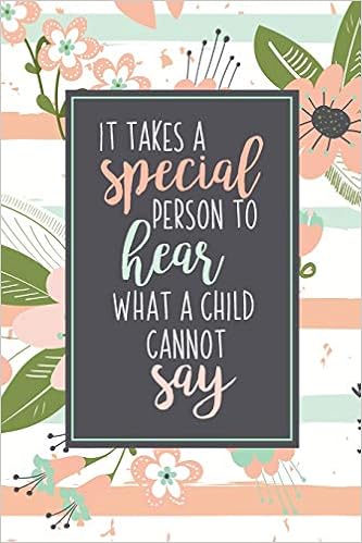 It Takes A Special Person To Hear What A Child Cannot Say Aba Gifts For Behavior Therapist Autism Teacher Gift Teacher Appreciation For Special Education Team Members Autism Mom
