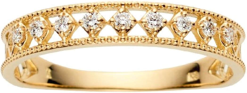 Amazon ヴァンドーム青山 Vendome Aoyama K18yg ダイヤモンド 透かし リング Agvrdi 日本サイズ11号 リング 通販