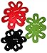 Felt padded Pot Protector/Pan Protector, prevent scratching or locking together when stored or stacked, kitchenware surface protector, 6 pack-3 sizes