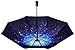 Fidus Reverse/Inverted Automatic Windproof Folding Travel Umbrella - Compact Lightweight Portable Outdoor UV Protection Golf Umbrella For Women Men Kids-starry sky