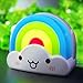 LED Baby Night Light, OxyLED Kids Bedside Night Lamp Rainbow Toddler Nightlight with Voice Light Sensor - Plug in Wall Light Lamp (1-Pack)