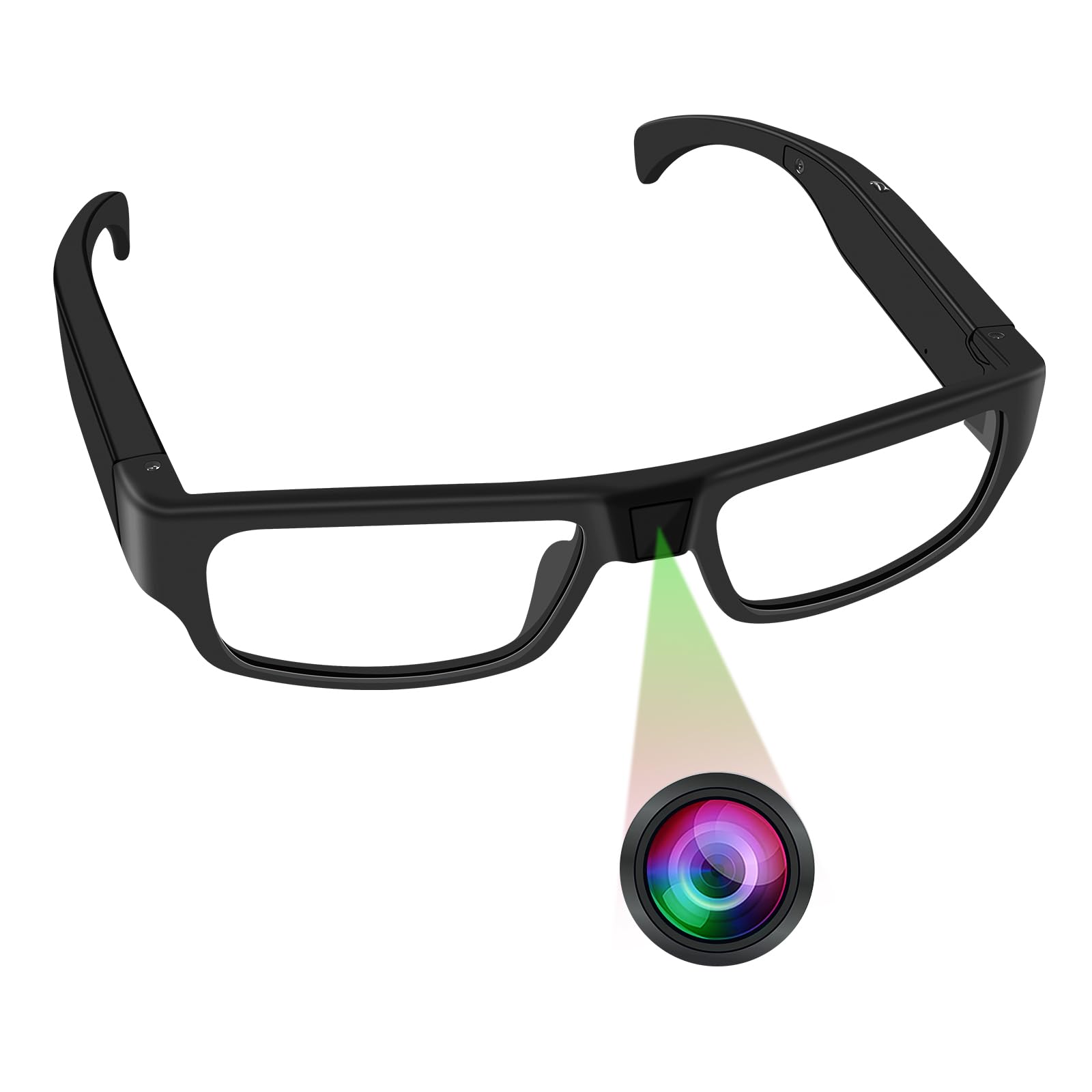 Photo 1 of ** SOLD AS IS NO RETURN/REFUNDS**
Camera Glasses 1080P HD Video Glasses Smart Glasses Outdoor Sport Action Glasses Camera Recording Motorcycle Riding Portable Wearable Eye Glasses for Cycling, Driving, Hunting, Hiking, Fishing