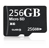 256GB Class 10 Micro SDHC Memory Card with SD Adapter (256GB)