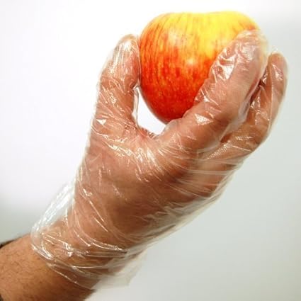 DWS Disposable Transparent Clear Plastic Gloves (300)