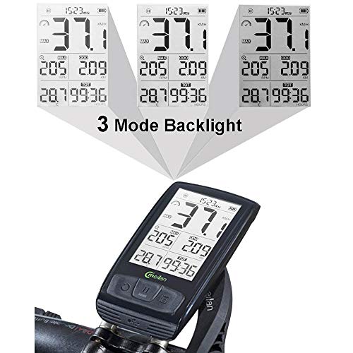 Bike Computer Bluetooth Heart Rate Sensor Bicycle Speedometer 2.5" Wireless Speed + Cadence Double Data Sensor Connection Support Heart Rate Monitor
