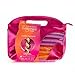 Curlformers Spiral Hair Curlers - 40 Pack & 2 Hooks for Extra Long Hair Up to 22 inches - Healthy & Damage Free Pink & Orange Spiral Curls Classic Styling Kit