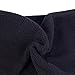 Porfiya Generic Unisex Women Men Ear Warmer Winter Head Band Polar Fleece Ski Ear Muff Stretch Spandex Hair Band Accessories (Black)