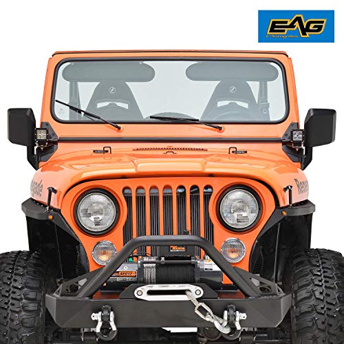 EAG Windshield Light Mount Brackets Lower Hinge Fit for 7606 Wrangler