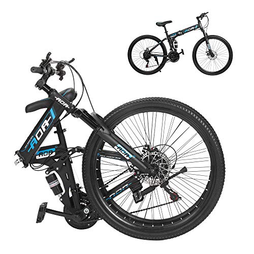 AOA Folding Mountain Bike for Adults 26 inch Full Suspension