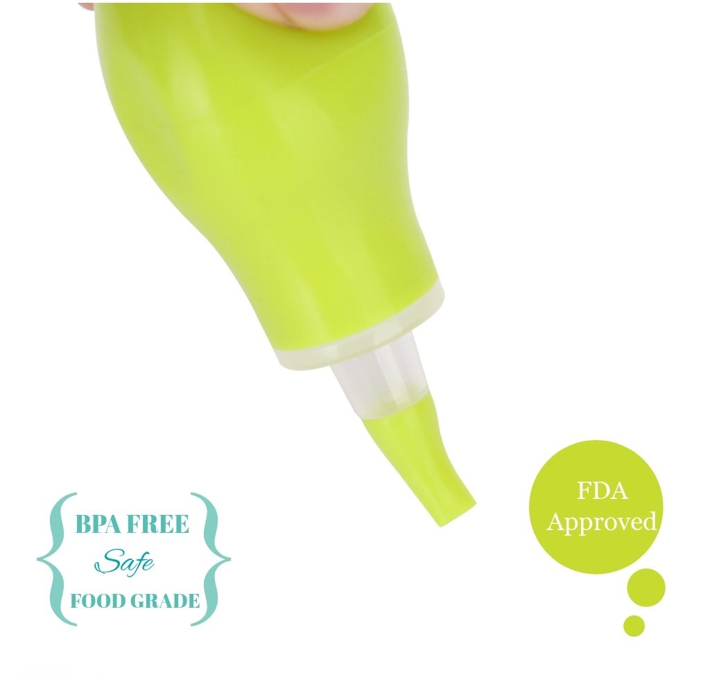 Nasal Aspirator Bulb Syringe Nose Cleaner Silicone Spray Snot Sucker Booger Suction Kit for Baby Essentials Shower Favors Newborn Infant Toddler Child|Little Remedies Nebulizador Drop Filter First Aid