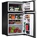 2 Door Stainless Steel Dorm Size Refrigerator