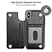 HianDier Wallet Case for iPhone Xs, Slim Protective Case Card Slot Holder Flip Folio Soft PU Leather Defender Magnetic Closure Cover Apple iPhone Xs 5.8”(2018), Black