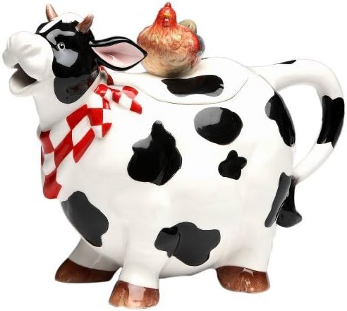 Appletree Design Barn Yard Cow Teapot, 6 3/4-Inch by Appletree Design