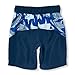 The Children's Place Boys' Printed Boardshorts, Captain Navy, M (7/8)