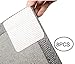 Rug Grippers, Best Non-slip Washable Rug Gripper, "VACUUM TECH" - New Materials to Anti Curling Rug Pad : Keep your rug in place & Make corner flat and Easily Peel off when need primary