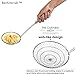 Best Utensils Asian Kitchen Stainless Steel Spider Strainer Professional Wire Skimmer with Spiral Mesh (5-Inch Strainer Basket)…