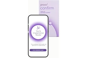 Proov PdG Test Strips for Women - 5 Progesterone Test Strips - Confirm Successful Ovulation at Home - 1 Cycle Pack - Fertilit
