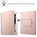 Fintie Keyboard Case for iPad 9.7 2018 2017 / iPad Air 2 / iPad Air - Folio Stand Cover with Removable Wireless Bluetooth Keyboard for iPad 6th / 5th Gen, iPad Air 1/2, Rose Gold