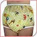 Rearz - Nursery Print Plastic Pant - High Waist (Yellow, Medium)