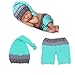 Newborn Baby Photography Prop, Infant Boy Girl Crochet Costume 0-6 months Photo Outfit, Toddler Knitted Photoshoot Sets