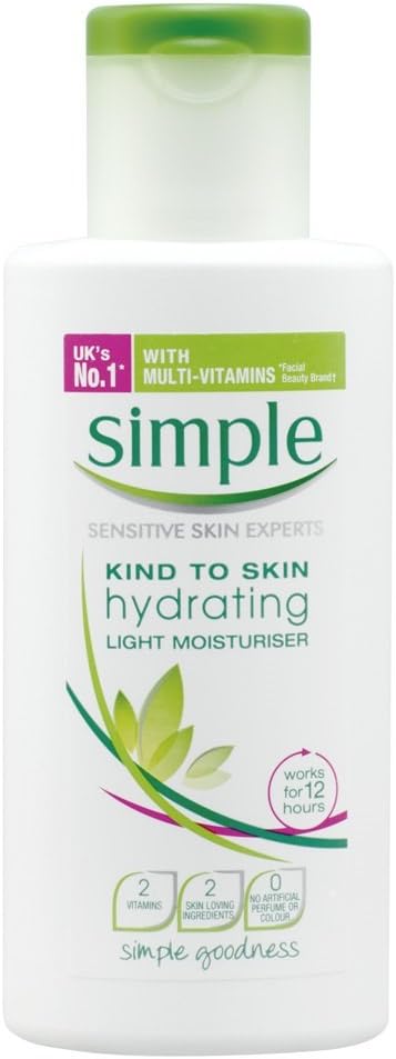 Simple Kind to Skin Hydrating Light Moisturiser, 125 ml, Pack of 6, skin tag remover, 750 ml (Pack of 1) - Image 3