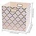 Posprica Collapsible Storage Cube Bins Organizer for Closet (Cream/gold Lantern, 13×13×13/4pcs)