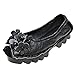 Mordenmiss Women's Flat Flower Pattern Shoes