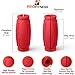 ProFitness Thick Bar Grips 1.0 Turns Barbell, Dumbbell, and Kettlebell Into Thick Gripz for Muscle Growth. Strengthen for Weight Training/Bodybuilding/Strongman/WOD (Red, 1.0 (Beginner Thick Grip))