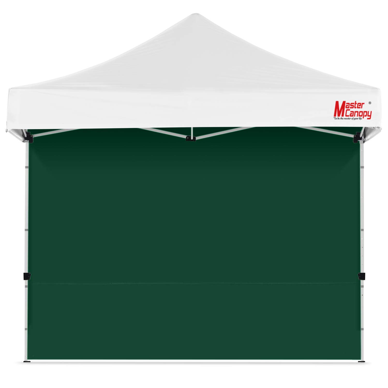 MASTERCANOPY Instant Gazebo Sidewall Panels Sunwall for 3x3M Pop Up Gazebo,1 Piece,Forest Green