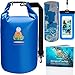 Dry Bag Waterproof Mens Sack | BEST Womens Large Reusable Bags Food Travel Backpack with Strap & Universal Phone Case for Boating, Camping, Kayaking, Rafting, Hiking & Multifunctional Bandana