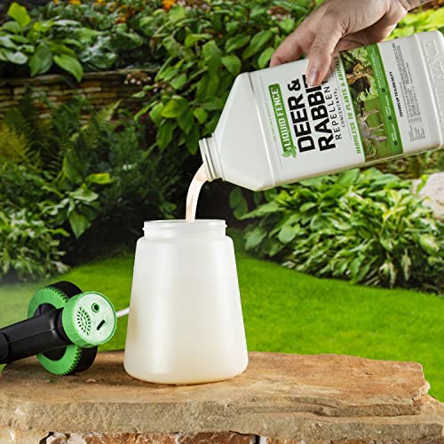 Liquid Fence Deer & Rabbit Repellent Concentrate,Keep Deer & Rabbits