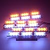 3-Flashing-Modes-Amber-White-54-LED-Warning-Hazard-Construction-Strobe-Light-Control-Module-Mounting-Bracket-Bar-Pickup-Truck-SUV-Boat-Set-of-6 3-Flashing-Modes-Amber-White-54-LED-Warning-Hazard-Construction-Strobe-Light-Control-Module-Mounting-Bracket-Bar-Pickup-Truck-SUV-Boat-Set-of-6
