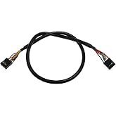 BAIRONG USB 2.0 Internal Motherboard Header Cable USB 2.0 9pin Female to Female Internal Motherboard Header Cable