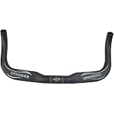 UPANBIKE Bullhorn Handlebar Fixed Gear Bike Bar for Fixie or Road Bike 31.8mm x 40cm
