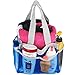 YaeloDesign Shower Caddy Portable Bathroom Mesh Tote Organizer with 7 Storage Compartments Blue