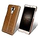 Huawei Mate 9 Case, Pierre Cardin Genuine Leather Protective Slim Fit Case Skin Cover for Huawei Mate 9 (Brown)