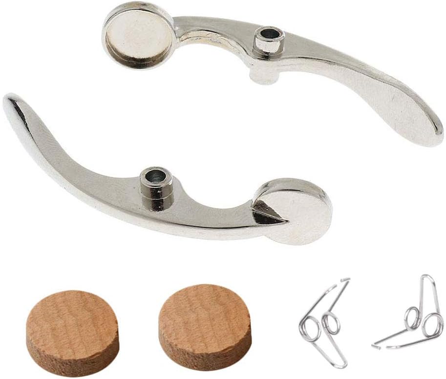 Liyafy 6Pcs Trumpet Water Key/Spit Valve kit with Spring Cork Pad Wind Instruments Accessory: Musical Instruments